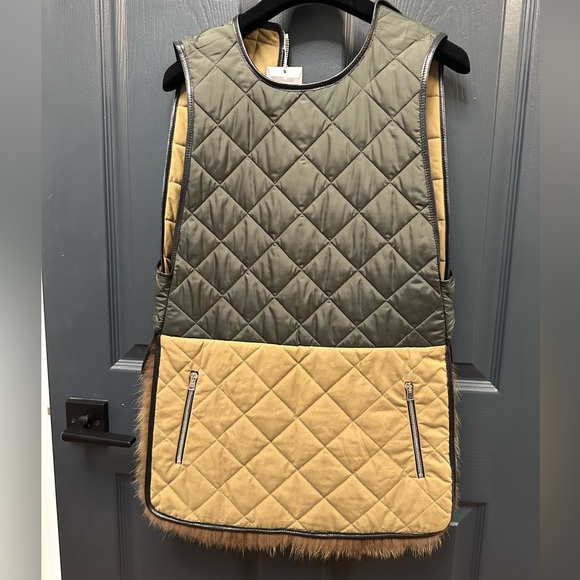 Marni real fur and leather vest - Picture 5 of 10
